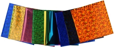 Láminas decorativas de colores
