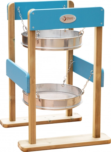 Tamis doble para exploración sensorial