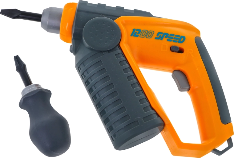 Taladro-destornillador infantil para montaje y juego