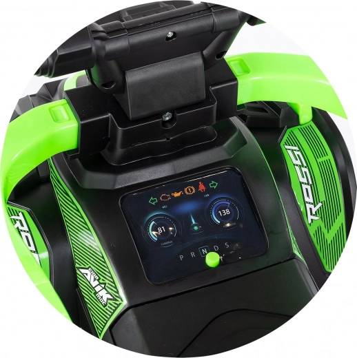 Atractivo diseño ATV con luces y sonidos