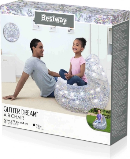 Diseño único con purpurina