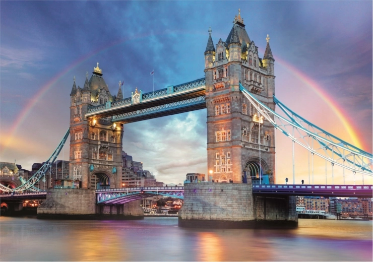 Hermoso acabado del Tower Bridge