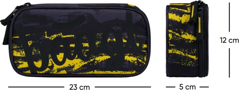 Estuche con diseño y bolsa práctica en el set