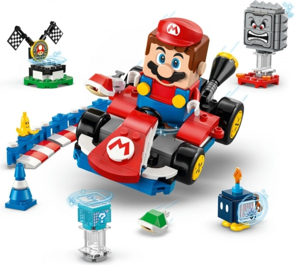 Kart estándar con función de derrape y disparo de caparazones