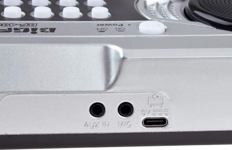 Canta y toca con AUX IN y micrófono