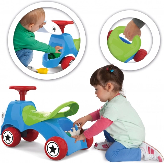 Práctico espacio de almacenamiento bajo el asiento