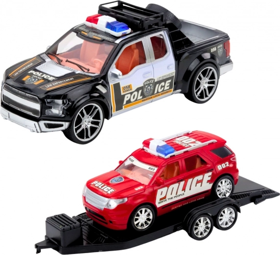 Conjunto policial realista para juego de acción
