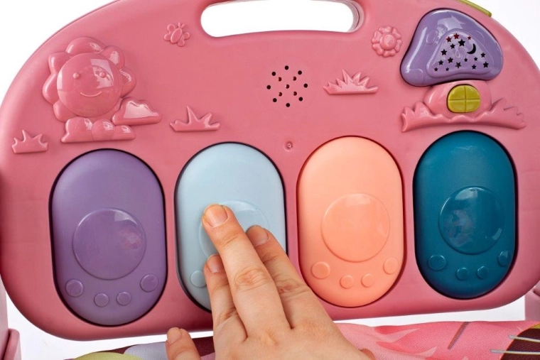 Pianito interactivo con luces y 3 modos