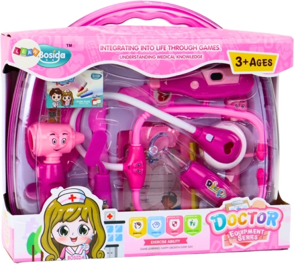Práctico maletín rosa