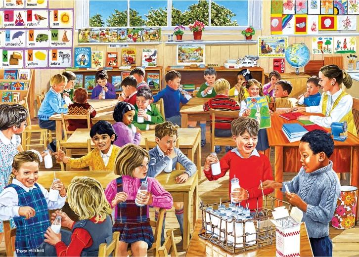 Recuerdos del aula escolar