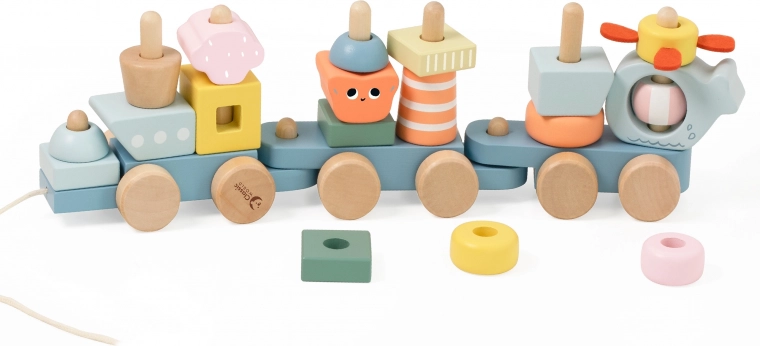 Montessori: apilado de formas y colores