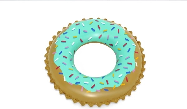 Donut con estilo que llama la atención