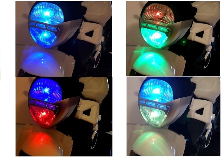 Faro LED con varios colores