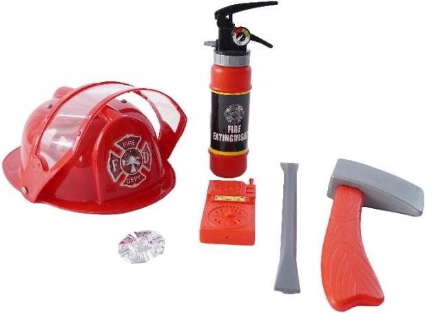 Casco con visera y placa para orgullosos bomberos