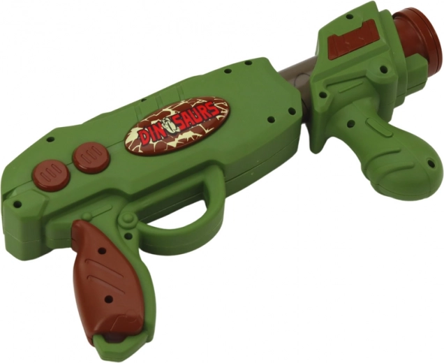 Pistola con diseño de dinosaurio