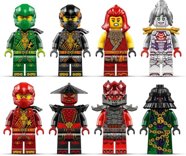 Ocho minifiguras para máxima acción