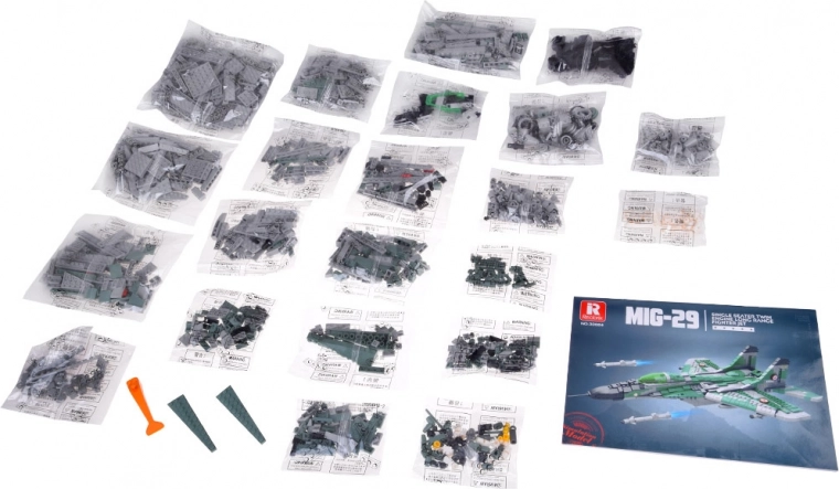 1290 piezas clasificadas e instrucciones