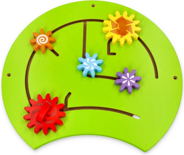 Mundo mágico de ruedas de colores