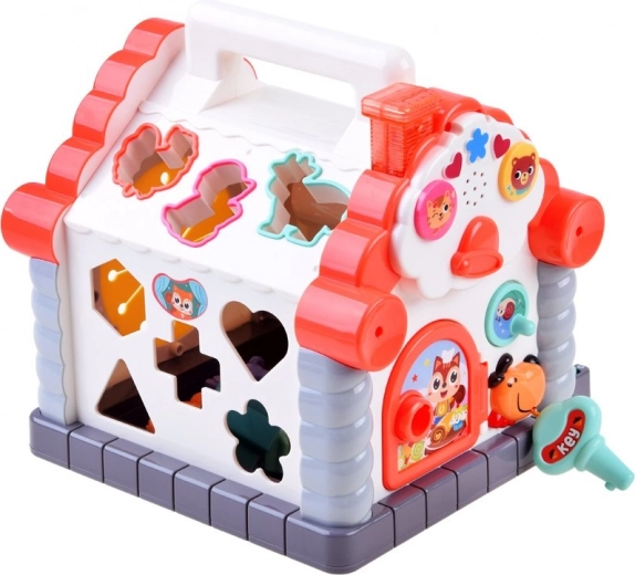 Exploración táctil y práctica puerta con llave