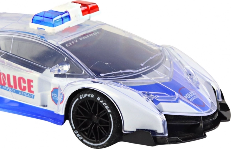 Diseño deportivo de policía en escala 1:16