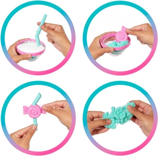 Juego sensorial con arena moldeable