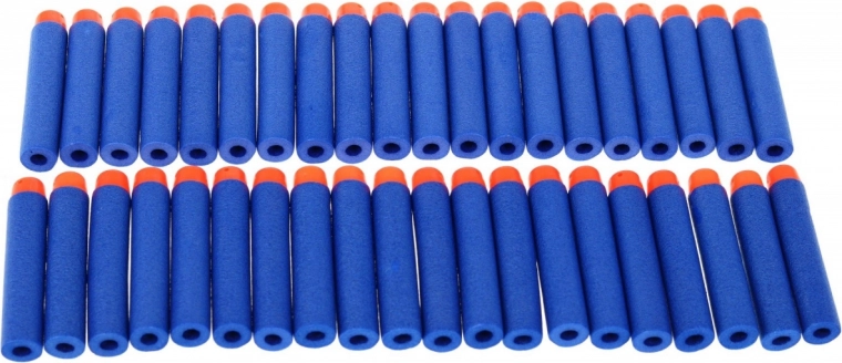 20 dardos de espuma seguros en el paquete