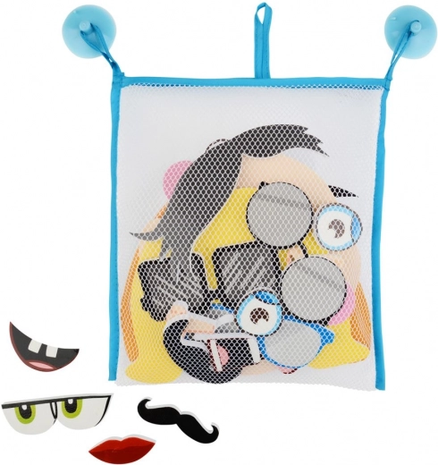 Orden en el baño gracias a la malla con ventosas