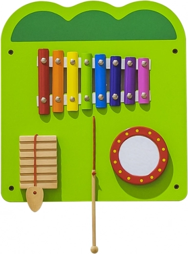 Panel musical con xilófono