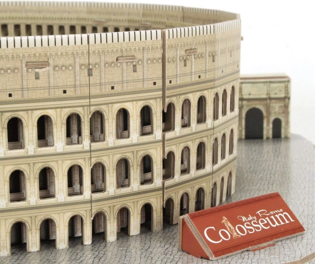 Modelo de puzzle 3D detallado del Coliseo