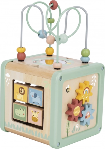 Clasificador de formas y bloques giratorios con animalitos