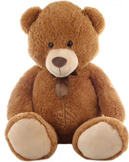 Peluche suave y lazo encantador