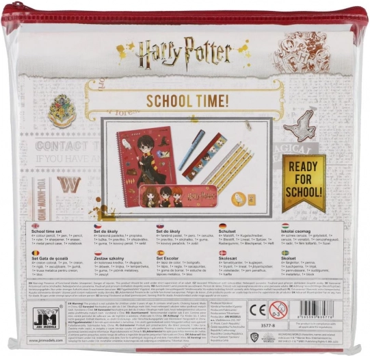 Práctico estuche transparente con cremallera