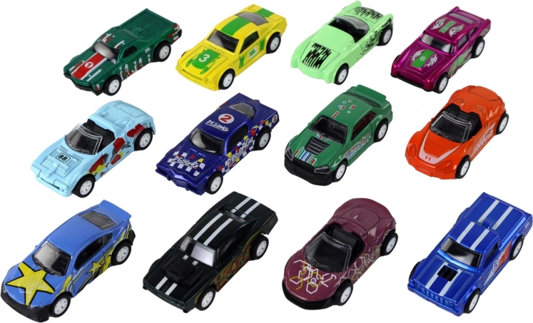 12 coches diferentes a escala 1:64