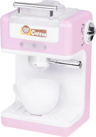 Elegante cafetera rosa