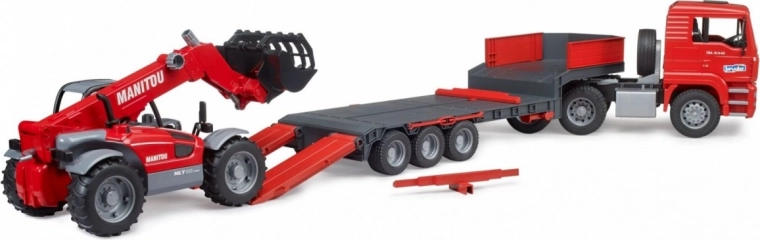 cargadora telescópica manitou con accesorios