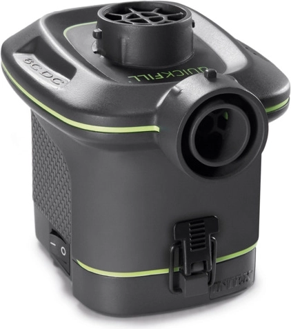 Inflado rápido con bomba a pilas