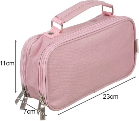 Dos compartimentos independientes con cremalleras dobles