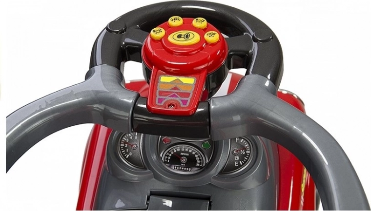 Volante interactivo con botones musicales