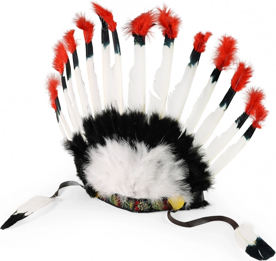 Aspecto auténtico con plumas llamativas