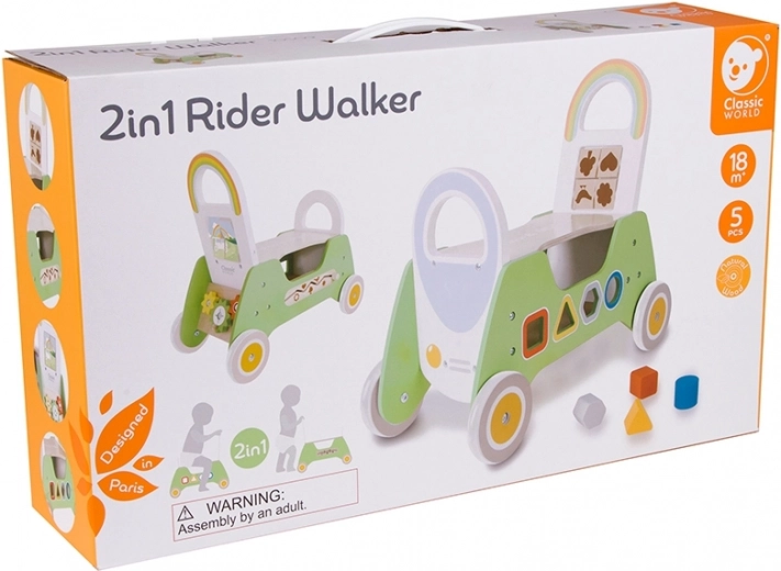 2 en 1: andador y correpasillos para un uso prolongado