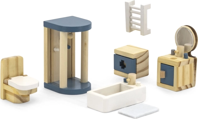 Diseño realista de madera para casitas
