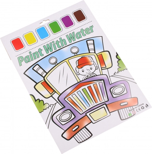 Colores activados con agua: pintura sin desorden