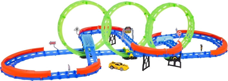 Tres bucles gigantes de 360° para máximo adrenalina