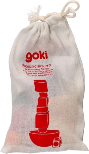 Embalaje de viaje en una bolsita de algodón