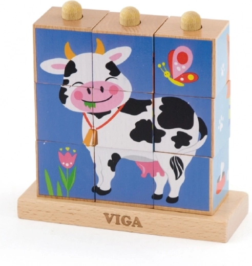 4 imágenes de animales de granja