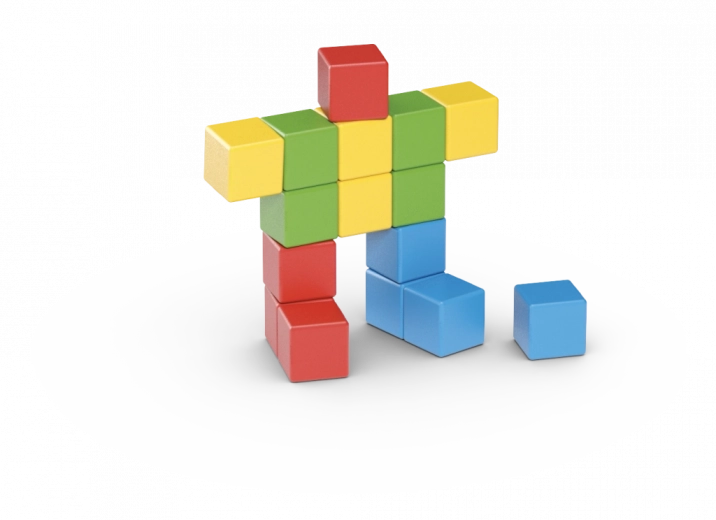 Figuras creativas y combinaciones infinitas