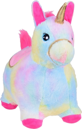 Suave funda de felpa en colores arcoíris