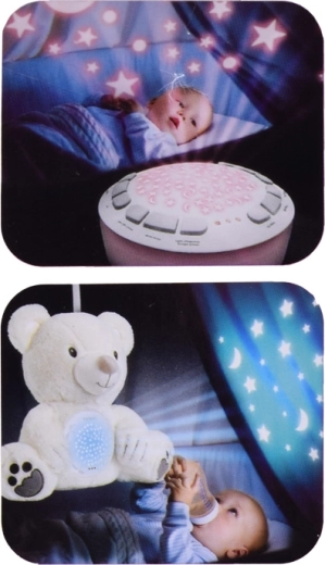 Mágica proyección de estrellas y lunas