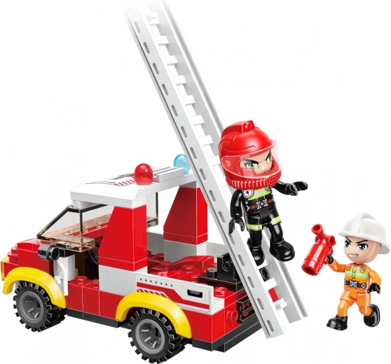 Escalera móvil para un rescate realista