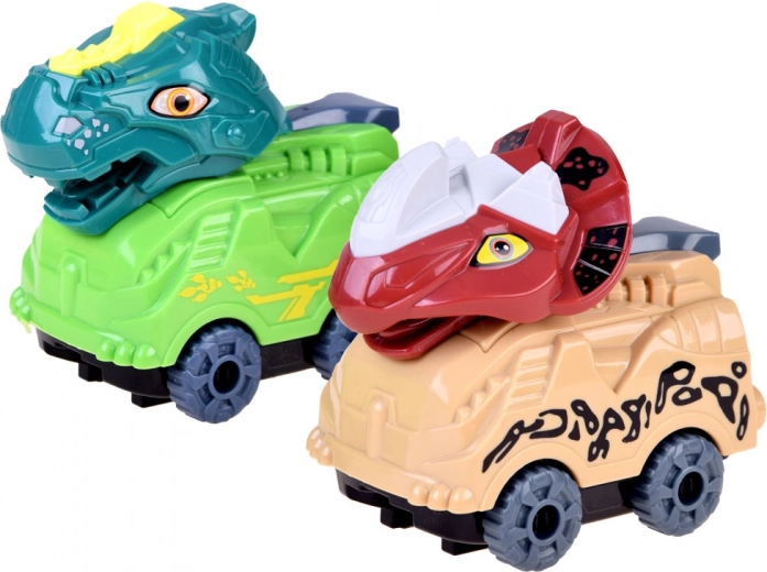 Coches de dinosaurio con luces